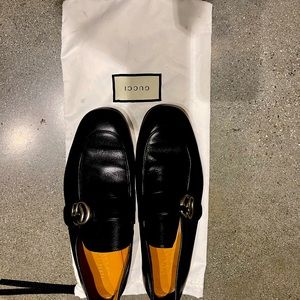 Gucci mens loafers with double G